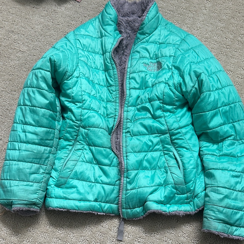 The North Face Kids Teal Puffer Jacket